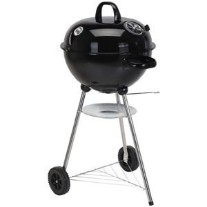 Round Kettle Charcoal Barbecue with Lid