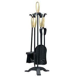 Black and Brass Companion Set