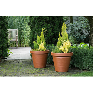 Terracotta Chisel Plant Pot