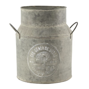 Tin Milk Churn Planter
