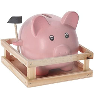 Children's Piggy Bank in Pen