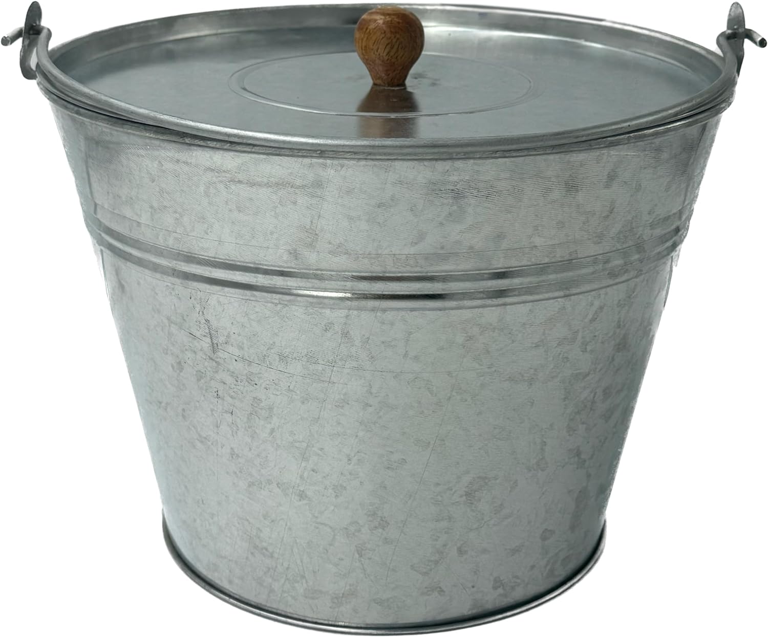 13 Litre Galvanised Metal Bucket