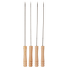 Stainless Steel BBQ Skewers Set of 4