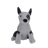 Light Grey Dogtooth Dog Door Stop