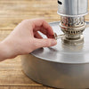 Large Paraffin Super Warm Single Heater - Silver