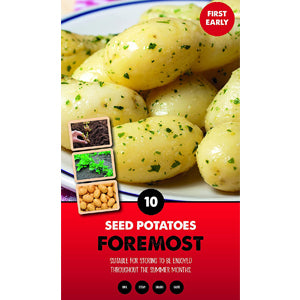 10 Pack of Foremost Seed Potato First Early
