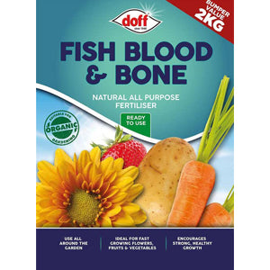 Doff Fish, Blood & Bone 2kg  - Ready to Use Natural All Purpose Fertiliser