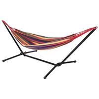 Cotton Hammock with Metal Stand
