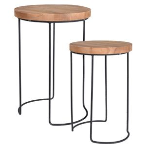 Muddy Hands Teak Tables