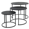 Elegant Round Nesting Tables Set of 3