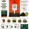 Clover John Innes Multi Purpose Compost 60 Litre Peat Enriched Potting Soil