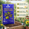 Clover Organic Soil Conditioner 50 Litre Bag Natural Compost Soil Improver