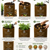 Clover Potato & Vegetable Compost Grow Bag 50 Litre Peat Soil Planter Garden