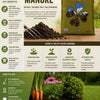 40 Litre Farmyard Manure Compost Soil Improver Garden Plants Flowers Vegetables
