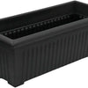 70cm Black Trough Planter