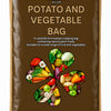 Clover Potato & Vegetable Compost Grow Bag 50 Litre Peat Soil Planter Garden