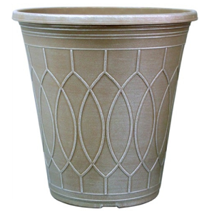 Grey Blue Tall Plant Pot