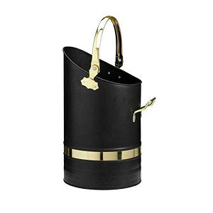 16" Black and Brass Hod