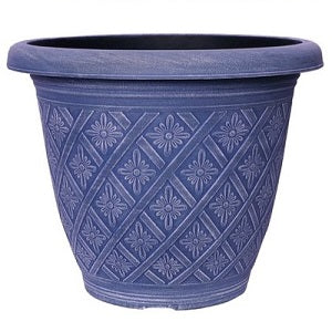 Pastel Marine Blue Plant Pot