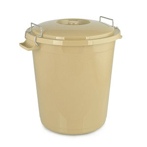 Cream Plastic Bin