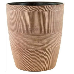 Caramel Wood Plant Pot