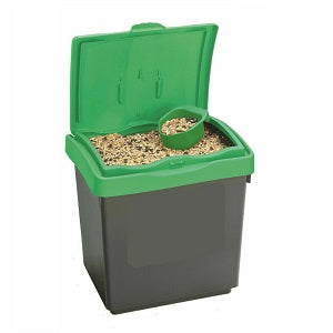 30 Litre Green Plastic Storage Bin