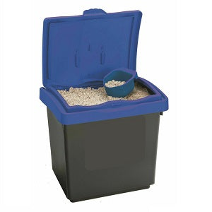 30 Litre Blue Plastic Storage Bin