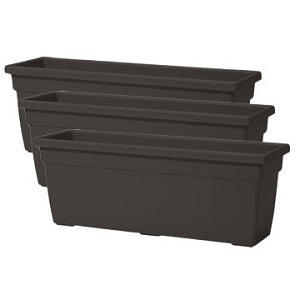 Set of 3 38cm Plastic Trough