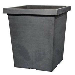 43 Litre Aged Black Plant Pot
