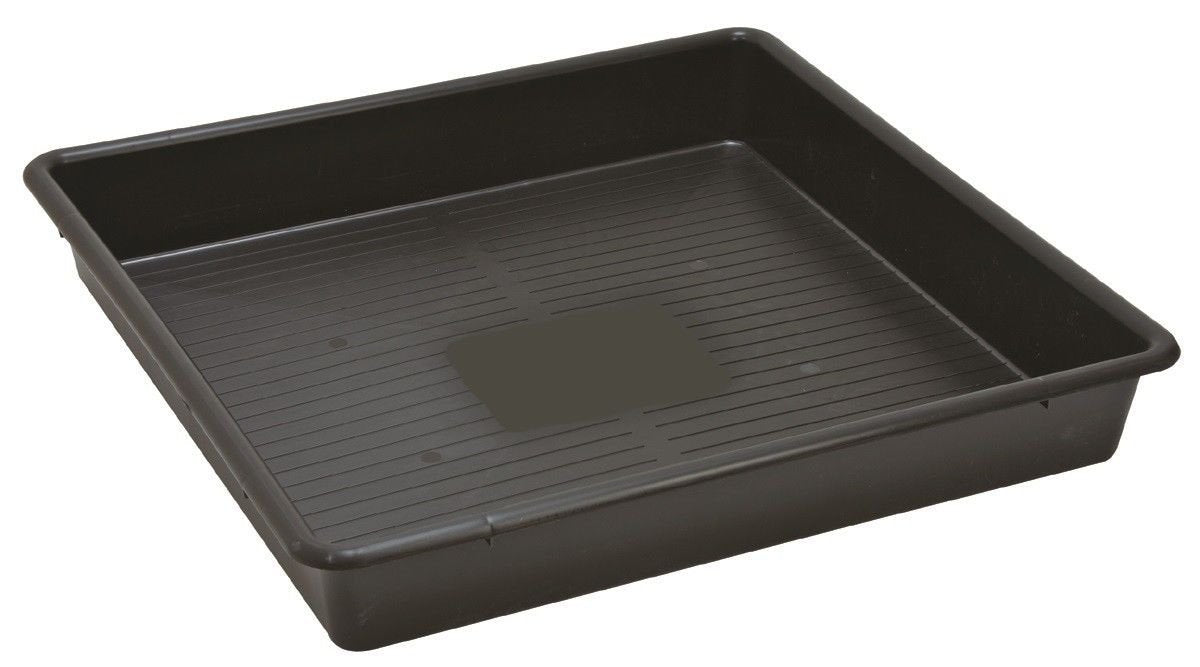 Square Black Builders Mortar Mixing Plaster Tuff Tough Play Tray