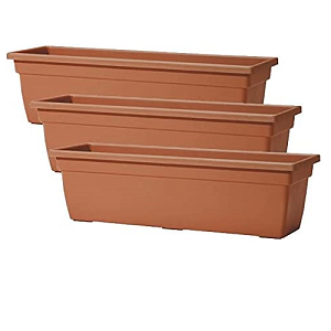 Set of 3 60cm Plastic Trough