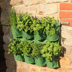 8 Pocket Hanging Herb Wall Planter