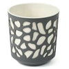 Anthracite and Cream Duet Plant Pot