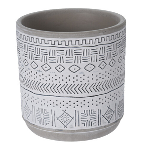 Aztec Cement Plant Pot