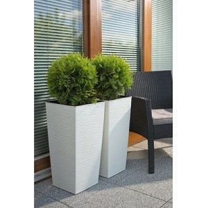 Black Chisel Plant Pot