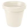 Cream Chisel Plant Pot