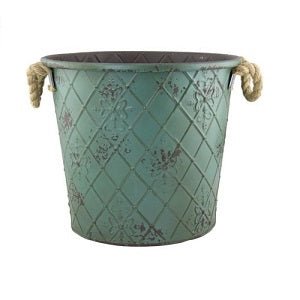 Criss Cross Round Planter