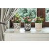 Anthracite and Cream Duet Plant Pot
