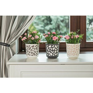 Anthracite Duet Plant Pot