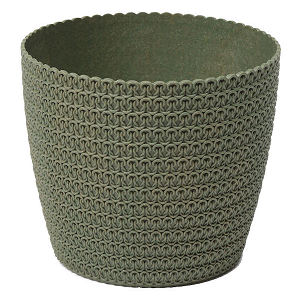 Eco Knitted Green Plant Pot