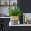 Grey Woven Plant Pot