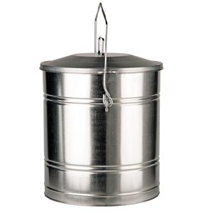 Galvanised Metal Bin