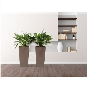 Grey Gloss Plant Pot