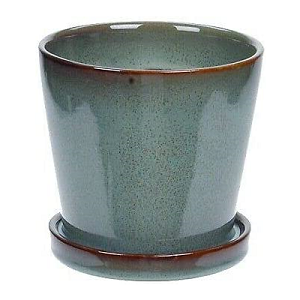 Ceramic Plant Pot with Saucer