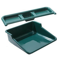 Green Plastic Potting Tray with Shelf