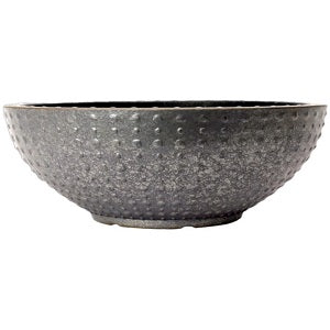 17.7 Litre Galvanised Hobnail Bowl Plant Pot