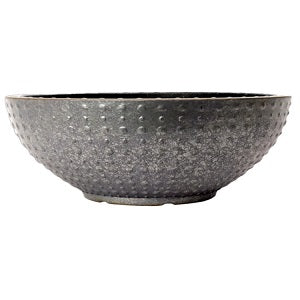 6.7 Litre Galvanised Hobnail Bowl Plant Pot