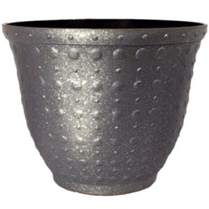 Galvanised Hobnail Plant Pot
