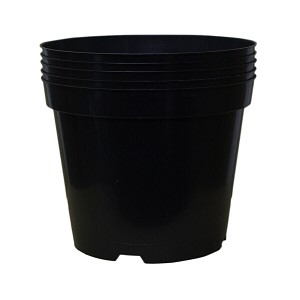 Pack of 5 Black Nursery Pot