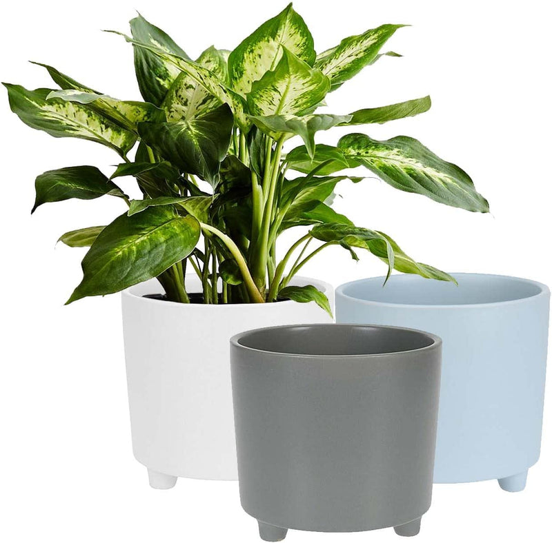 Ceramic Plant Pot with Legs